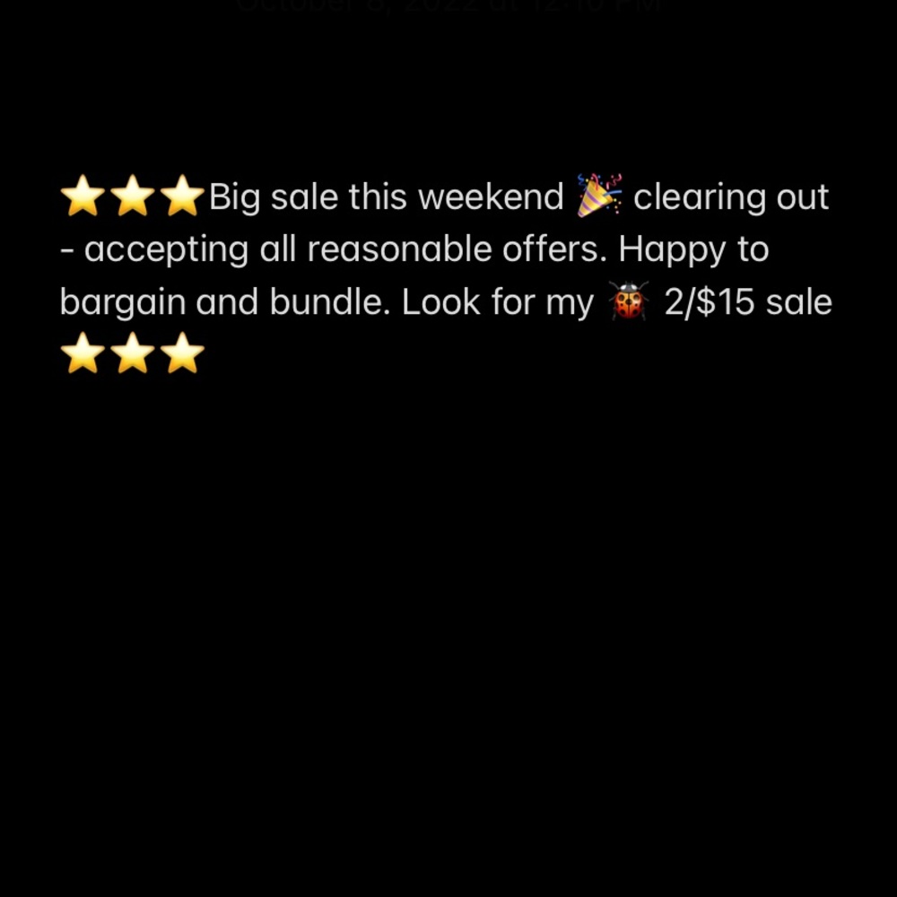 SALE !  CLEARING OUT